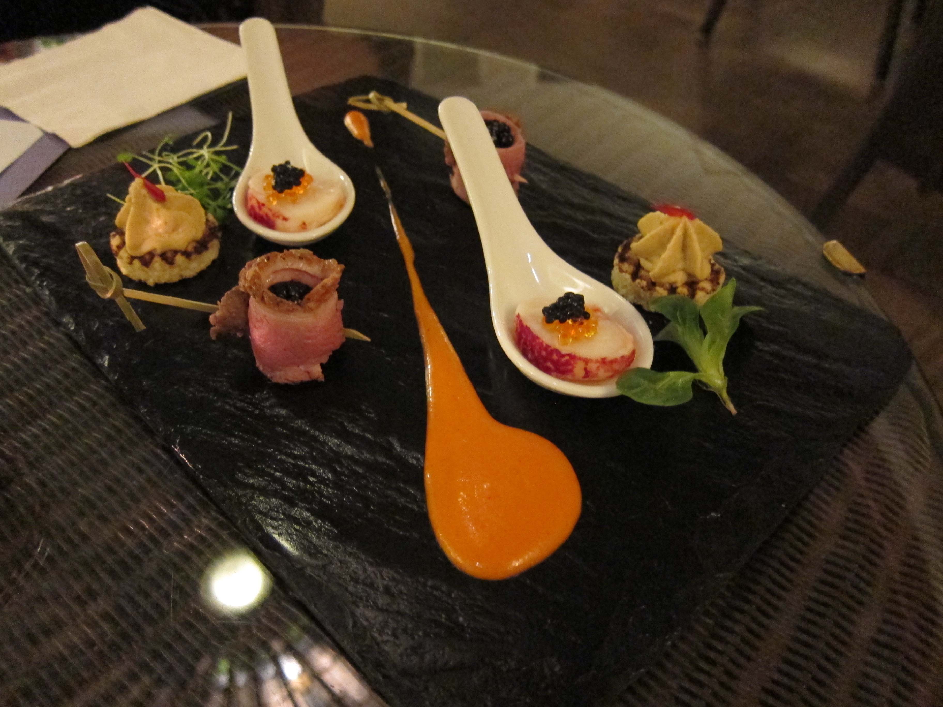 Canapes with Aperitif